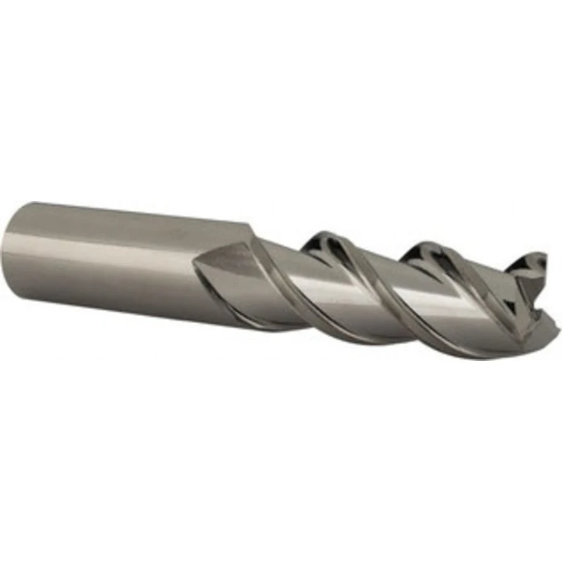 YG-1 5/8, 1-5/8 LOC, 5/8 Shank Diam, 3-1/2 OAL, 3 Flute, Solid Carbide Square End Mill Single End, Uncoated, Spiral F...